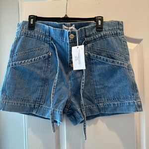 Women's Blue Denim Shorts